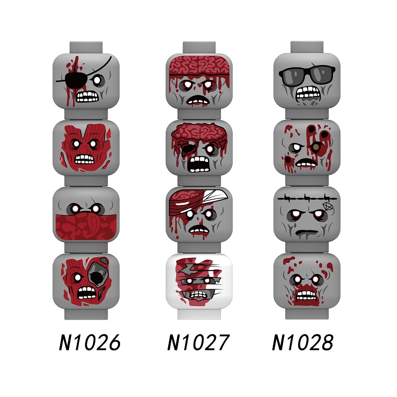 Figuras de cabeza de cara de m - Kids Zombie Toys reseña y precio