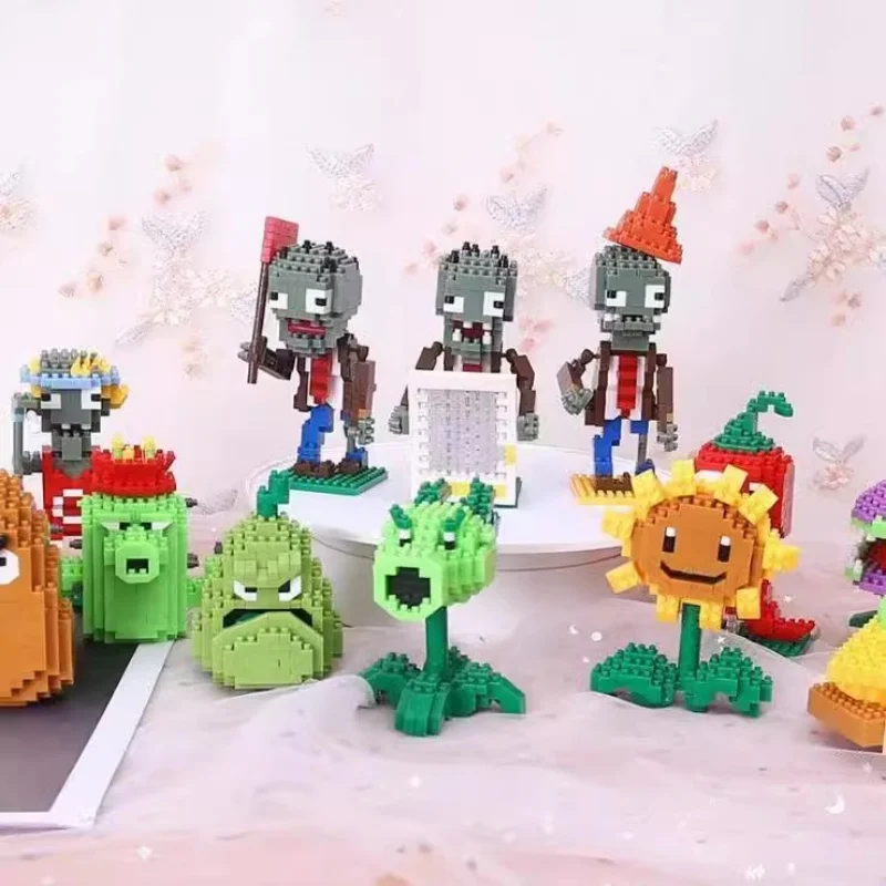 Plantas VS Zombies bloques peq - Kids Zombie Toys reseña y precio